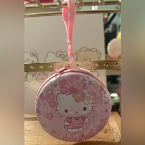 Hello Kitty Pink Metal Coin Purse